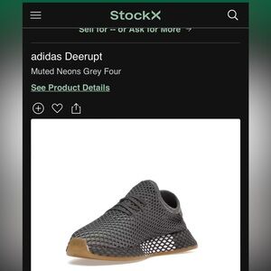 Adidas Deerupt muted neon grey three